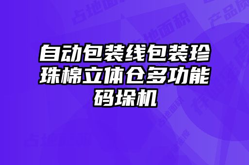 自動包裝線包裝珍珠棉立體倉多功能碼垛機(jī)